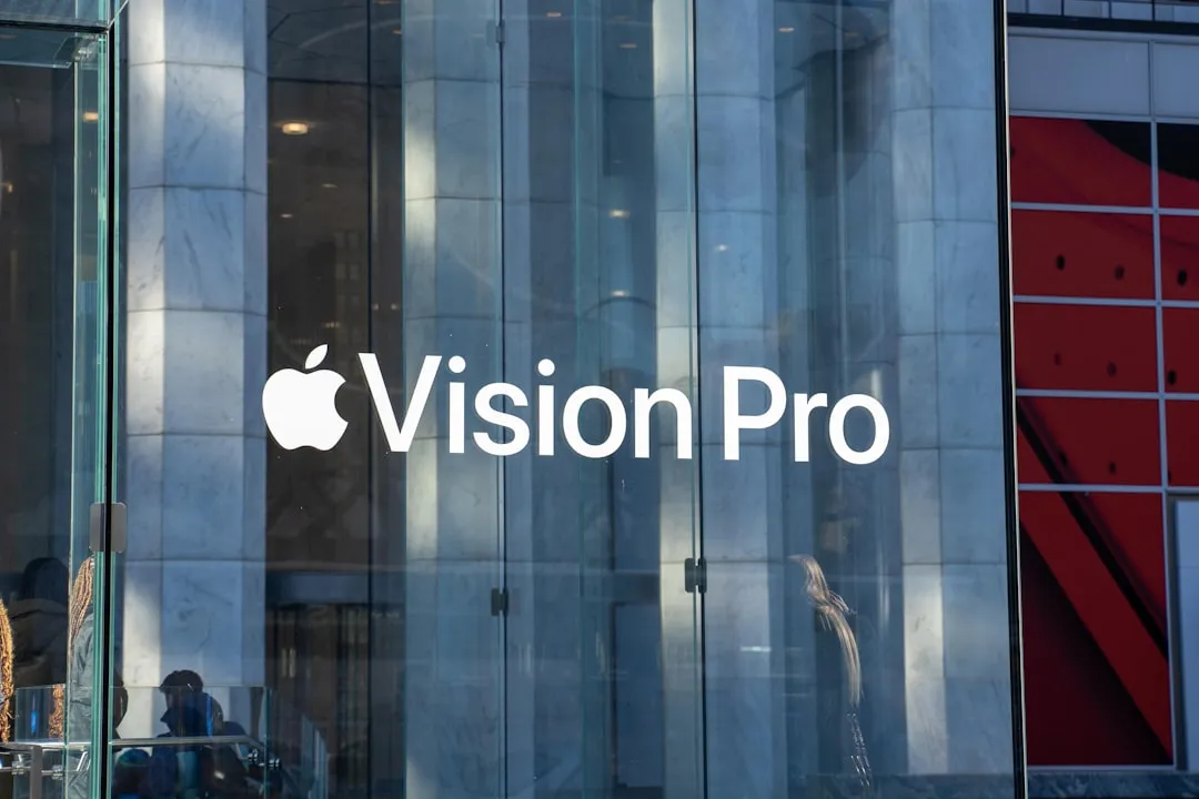 Apple Vision Pro headset on display, representing the struggles of premium VR devices to find mainstream consumer adoption