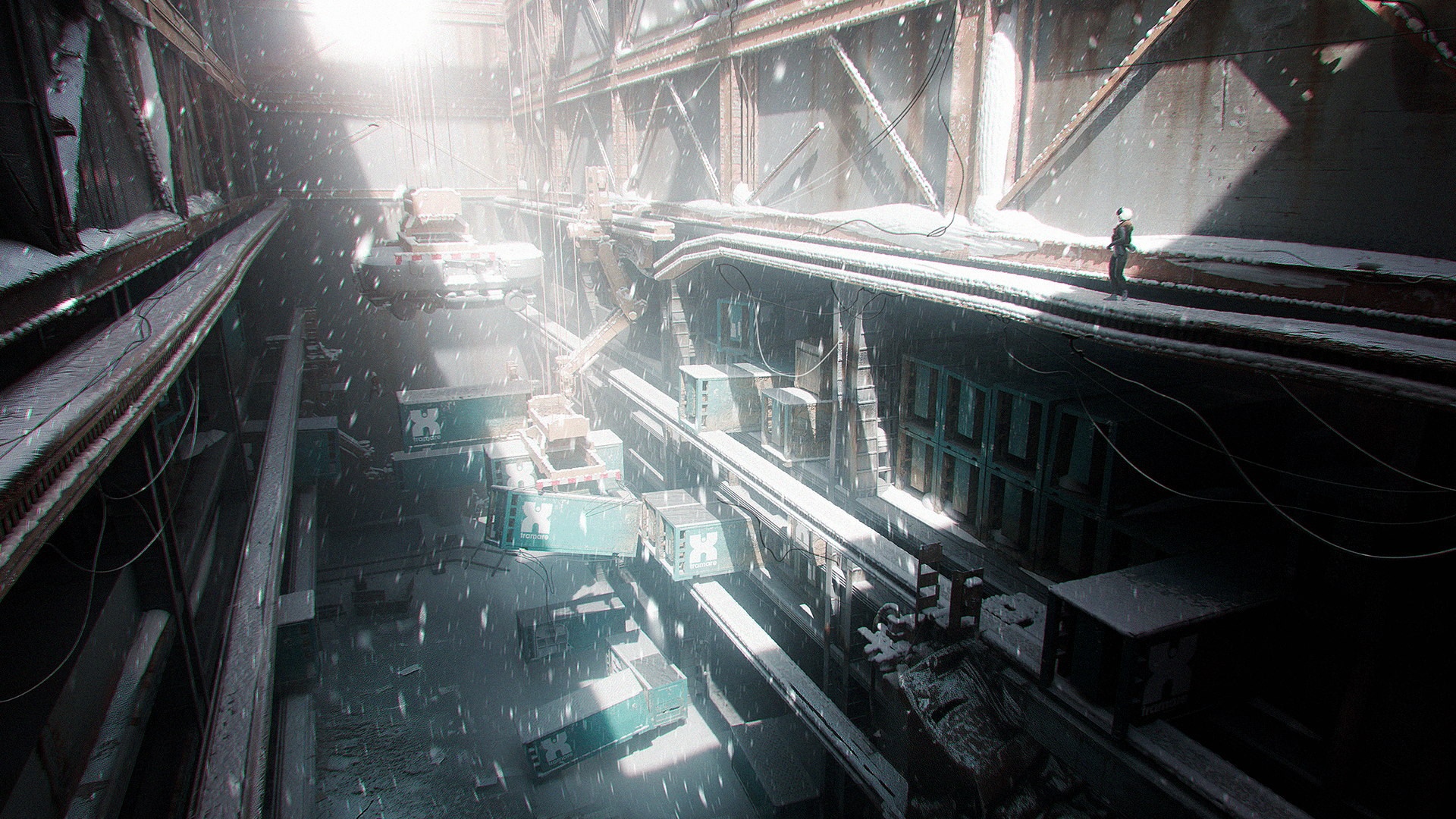 Arc Raiders' vast alien landscape showing the open world that players explore during extraction runs — the same environments where cheaters have been using exploits to gain unfair advantages