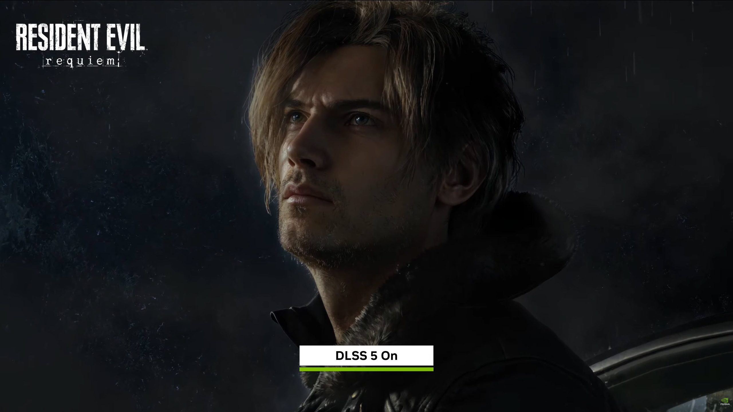 Side-by-side DLSS 5 comparison showing the dramatic improvement in visual fidelity