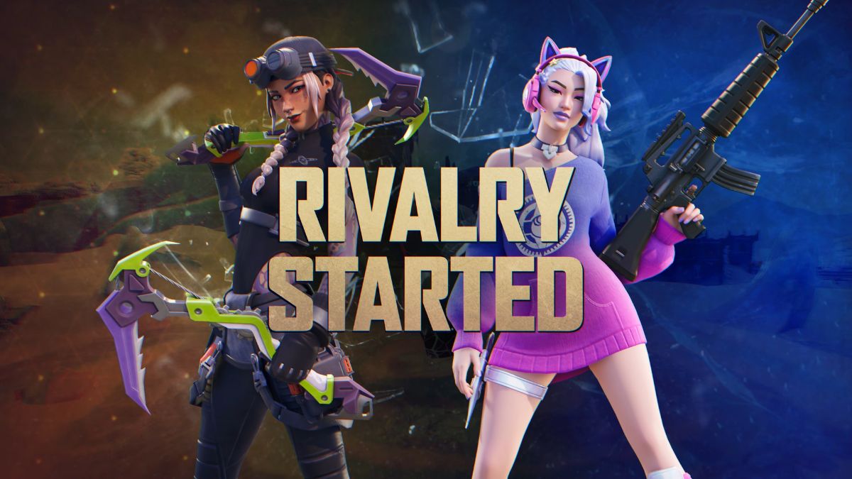 Fortnite Chapter 7 Season 2 Rivalry system showing the season's competitive showdown theme
