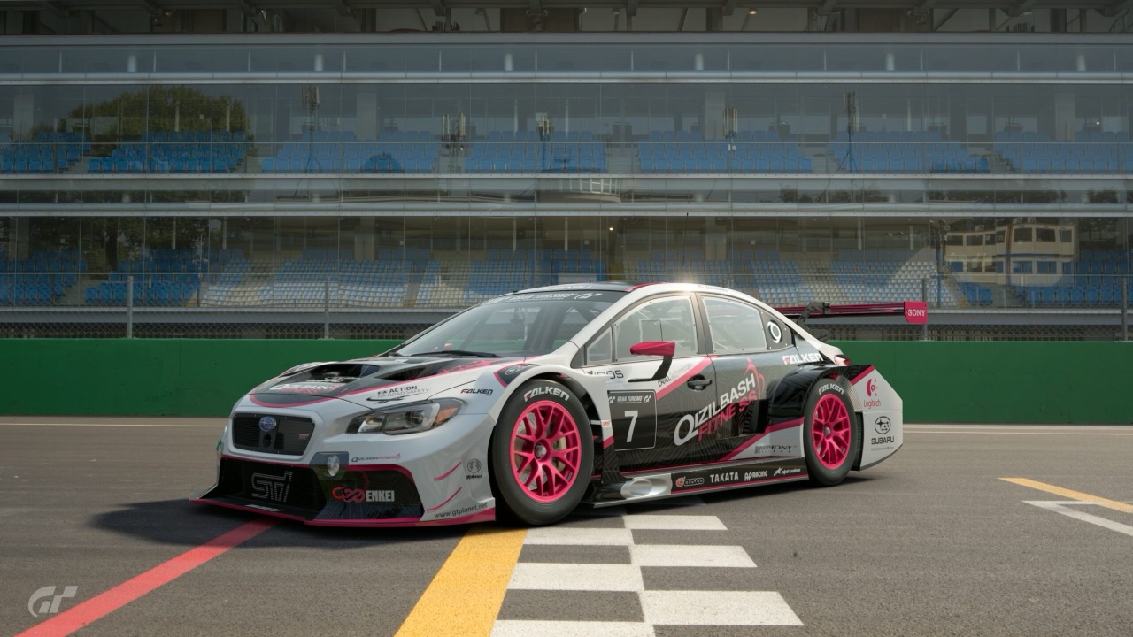 A Gran Turismo 7 race scene showing the type of in-game environment where Playerbase content will live