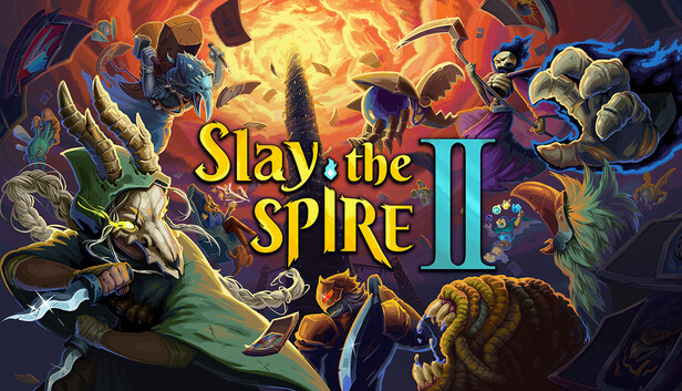 Slay the Spire 2 key art showing the roguelike deckbuilder that became the biggest Steam launch of 2026